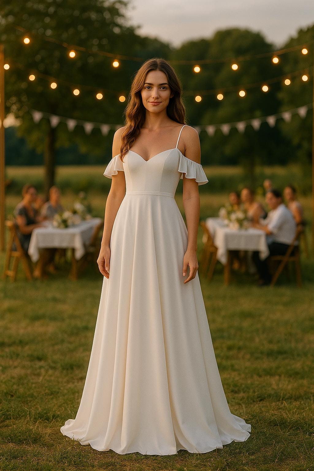 white cocktail dress off the shoulder Dreamy Off-Shoulder Mini Dress White