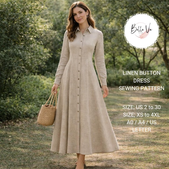 a line shirt dress pattern Sew This Shirt Dress Pattern For An All Day Comfort And Style –  GeorgettePatterns main image 0