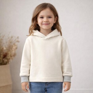 Naaipatroon kinderhoodie, sweater met capuchon, maten 2-16 (pdf-download) afbeelding 2