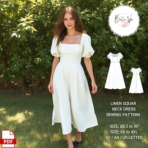 linen tank dress pattern Dress in 1 Hour | sewing tutorial for beginners