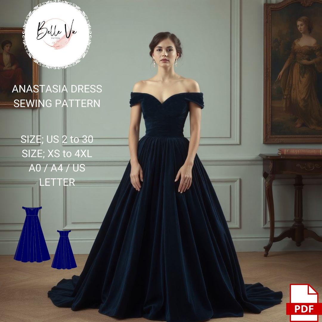 Anastasia Pattern Dress - Etsy Anastasia Pattern Dress - Etsy