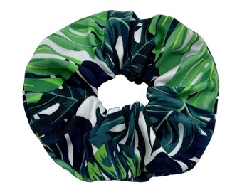 Monstera Unieke haarelastiekjes, Scrunchie-Haargummi, scrunchy voor feestkleding, Schattige haaraccessoires, elastische haarband,