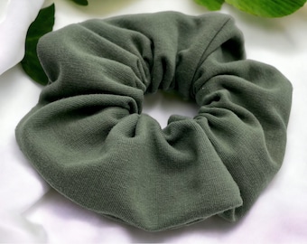 Olive Unieke haarelastieken, Retro-stijl scrunchie, scrunchie voor feestkleding, Schattige haaraccessoires, elastische haarband,