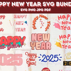 Bonne année 2025 clipart, nouvel an PNG, Bonjour 2025, fond du nouvel an, superposition de photos du nouvel an 2025, imprimable 2025, image 2025