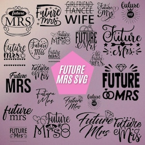 Braut-Stamm-Svg, Hochzeitskleid-Svg, Valentinstag-Svg, Zukünftige Frau Svg, Brautjungfer Geschenke, Svg-Dateien für Cricut, Engagiert Svg, Herr und Frau Svg