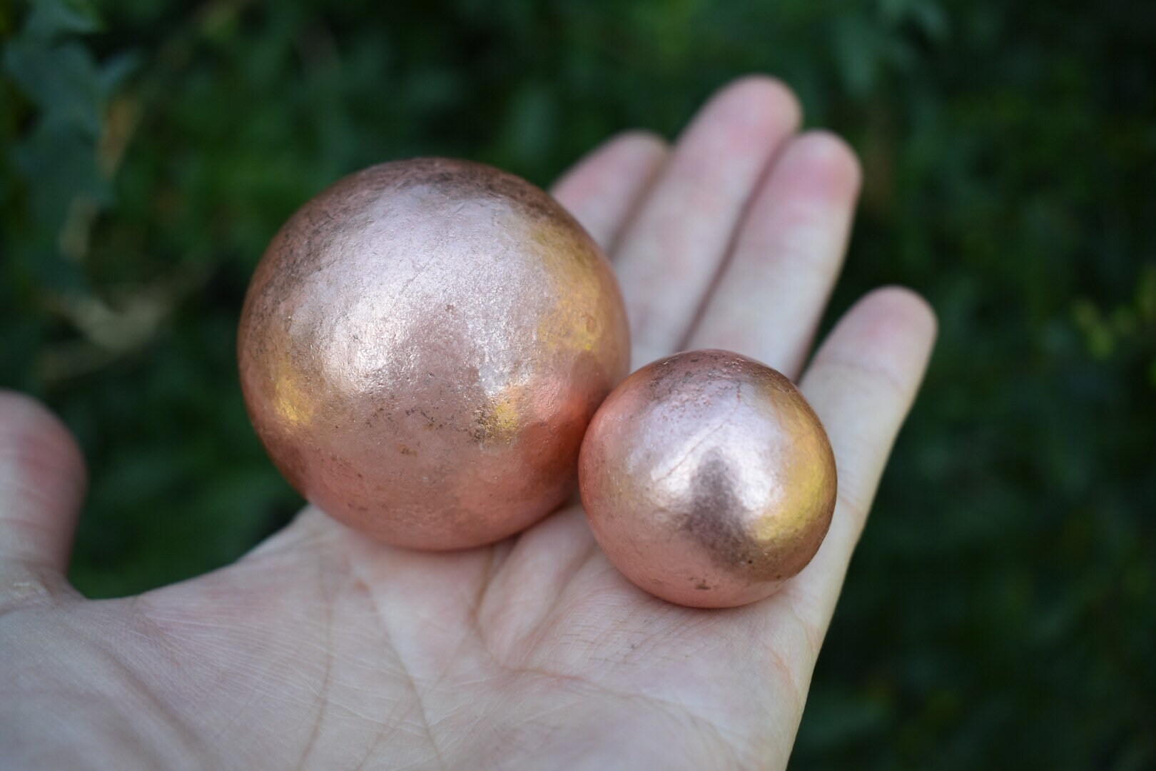 Copper Sphere Solid Copper Ball Gift Set 1.18 30mm Etsy