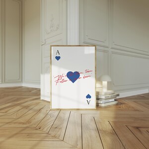 Gepersonaliseerde Ipswich Football Club-print, aangepaste voetbalprint, retro Football Ace Card-print, sportmuurdecoratie, retro voetbalposter