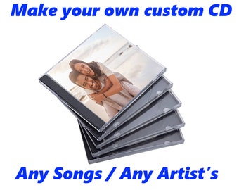 Your own Custom CD - Mixtape - Album Of Your Choice - Create your own from Any Playlist - Wedding ceremony  - Birthdays - DJ's