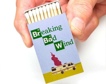 Stocking stuffer gag gift matchboxes -- Breaking Bad Wind x 3