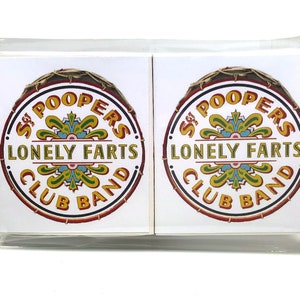 Stocking stuffer funny matchbox novelty gag gift Sgt. Pooper's Lonely Farts Club Band image 2