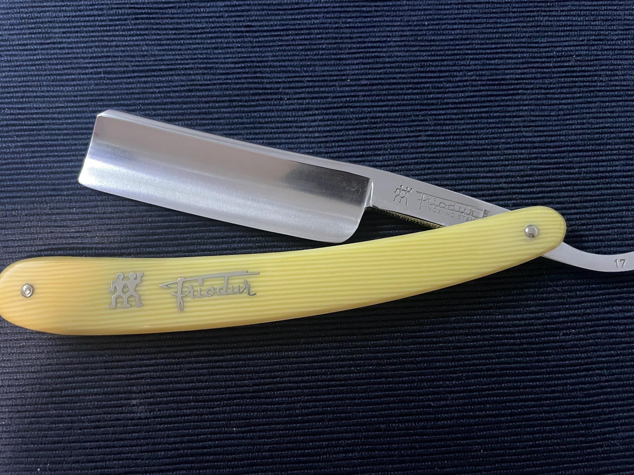 JA Henckels Friodur 17 INOX Straight Razor Vintage Germany