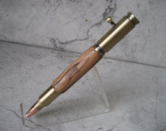 Bolt Action .30 Caliber Replica Pen (Bethlehem Olivewood)