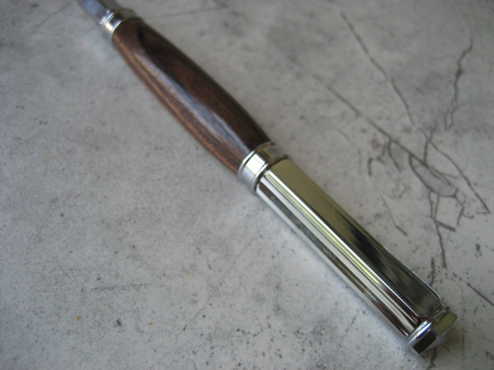Hex Style Rollerball Pen Cap Bolivian Rosewood Etsy