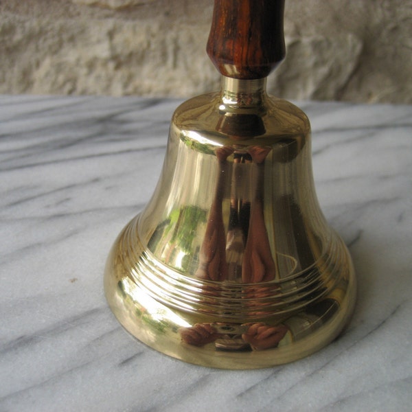 Brass Dinner Bell (Cocobolo)