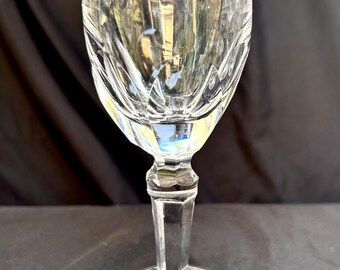 Waterford Crystal Port Wine Glasses, Curraghmore, signed, vintage barware