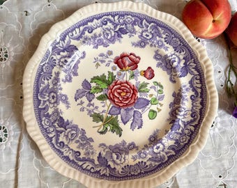 Antique Copeland Spode Mayflower Dinner and Bread and Butter Plates, 2/8772