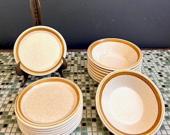 Mikasa Stone Manor Bread and Butter Plates and Fruit Bowls