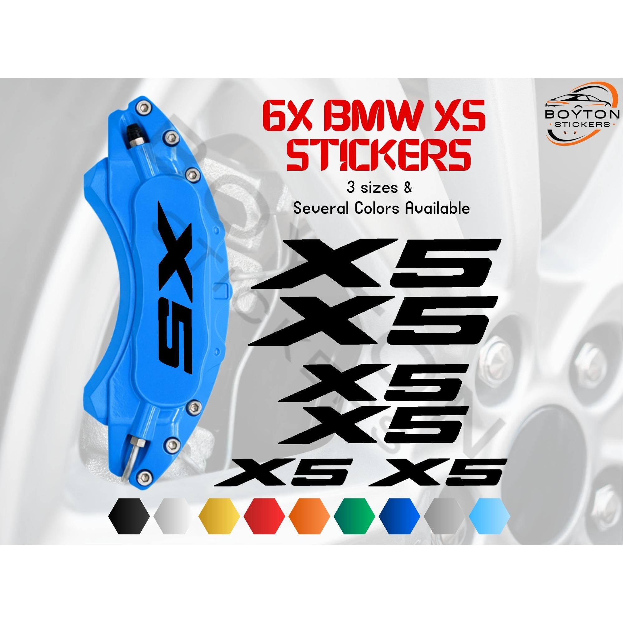 MAZDA MX5 X6 Adesivi Pinza Freno Decalcomanie Alta Temperatura