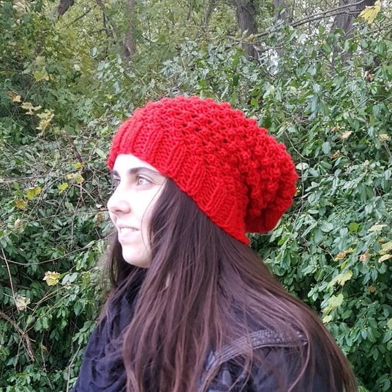 popcorn stitch hat