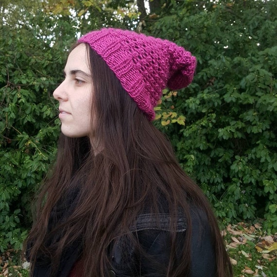 popcorn stitch hat