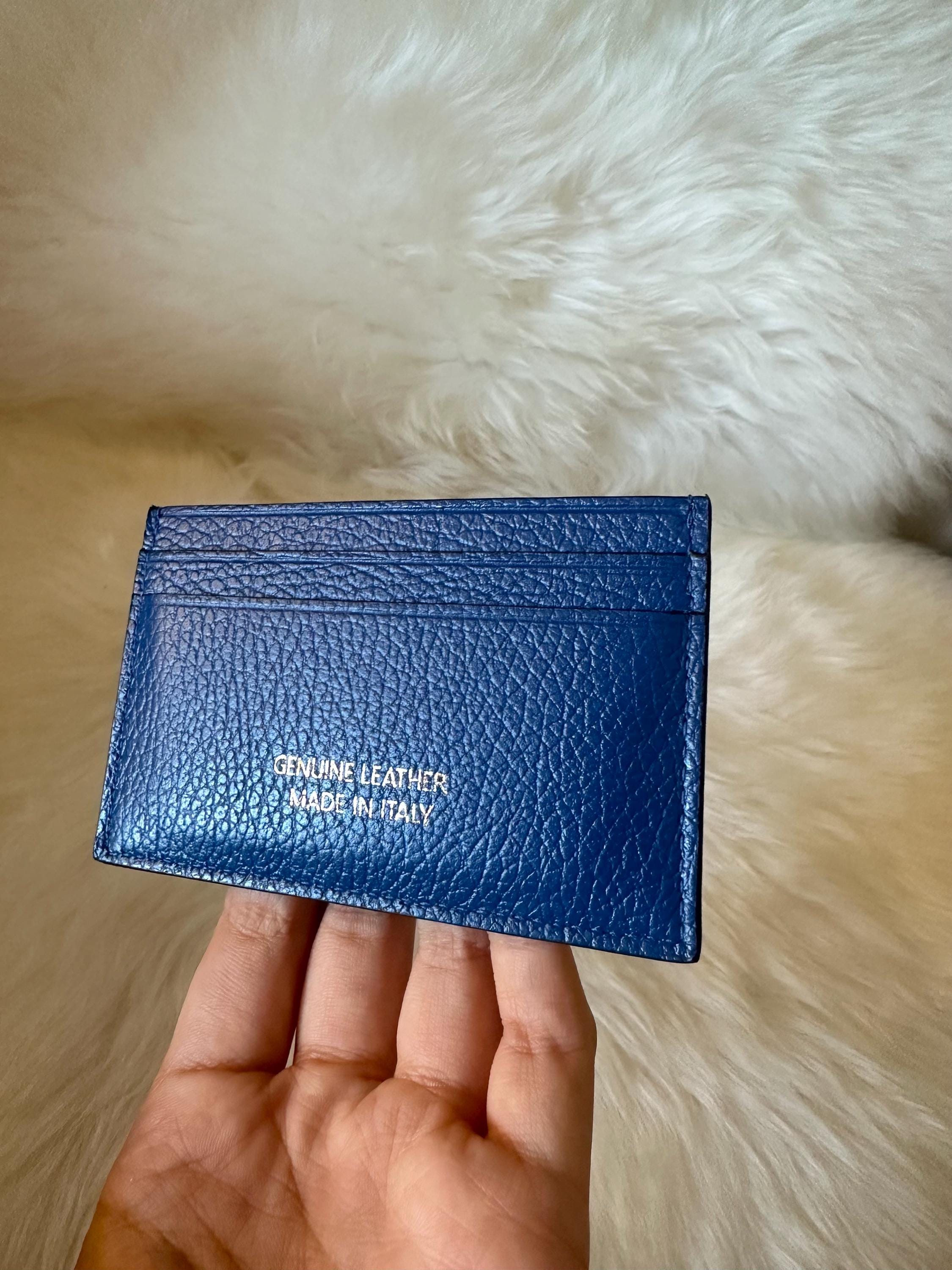 Genuine Leather Card Holder MADE IN ITALY, Genuine Leather Card 