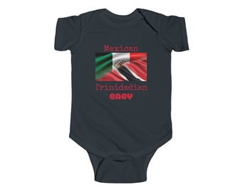 mexican trinidadian baby bodysuit