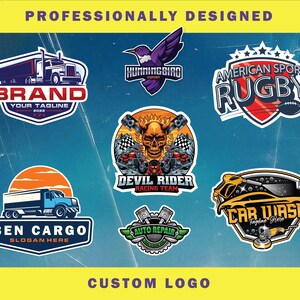 Logotipo personalizado / Logotipo de empresa / Logotipo dibujado a mano / Logotipo de dibujos animados / Logotipo de mascota / Logotipo ilustrado / Creador de logotipos / Kit de marca personalizado /