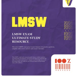 LMSW Exam Prep 2025: 350 Practice Questions & Rationales