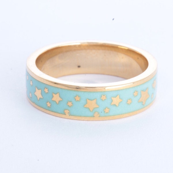 Enamel Ring - Etsy