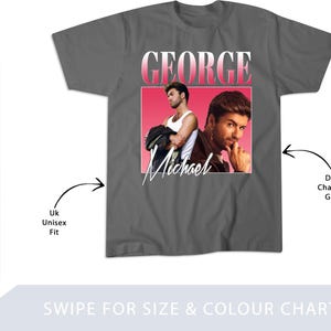 Style rétro George Michael, cadeaux vintage des années 90 pour les fans, t-shirt, sweat-shirt, sweat à capuche, sac fourre-tout - 250713