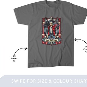 バック・トゥ・ザ・フューチャー、マーティ・マクフライ、ドク、タイムトラベラー、80年代映画、タロットカードTシャツ、スウェットシャツ、パーカー、トートバッグ - 250681