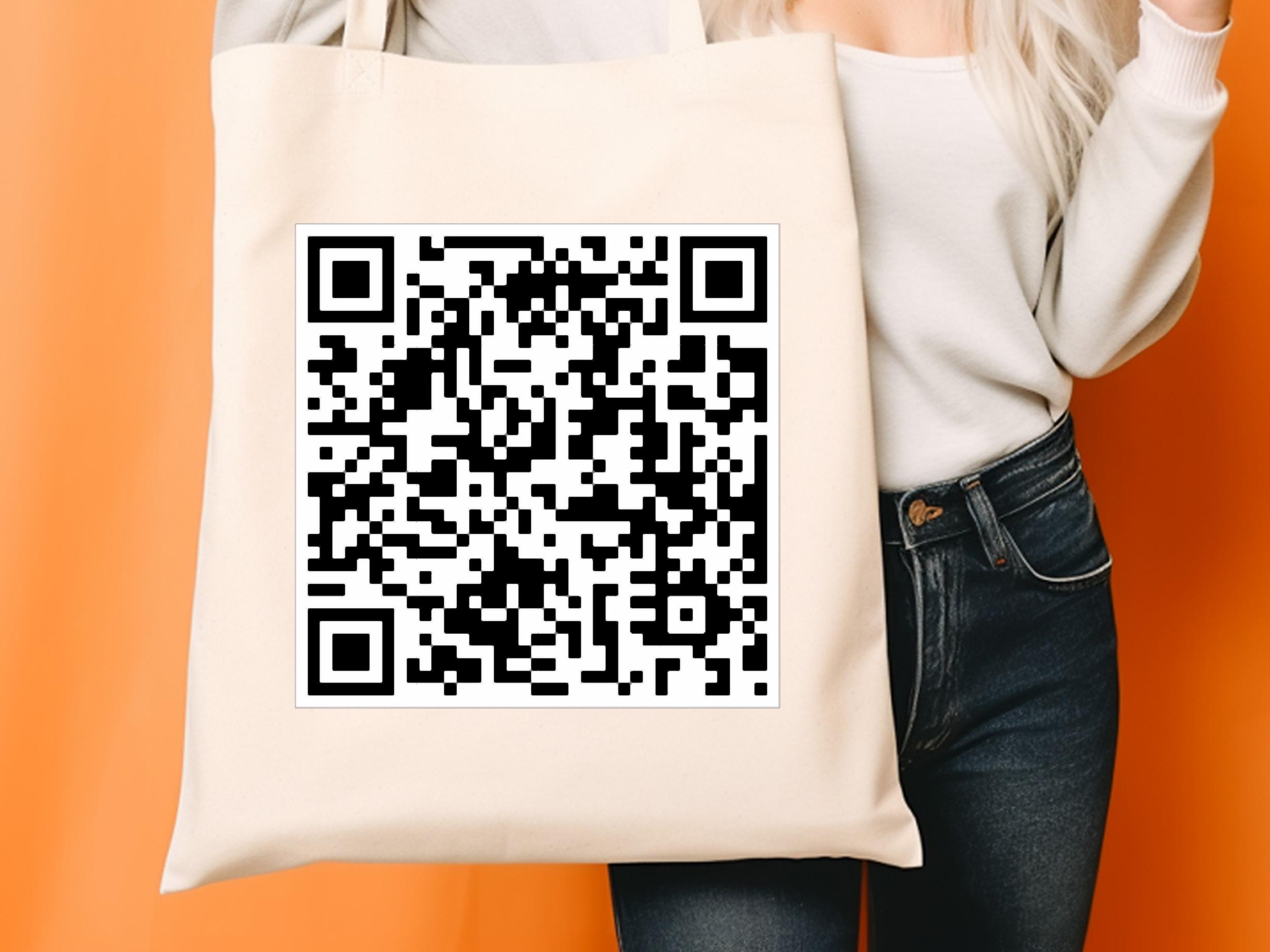 Qr code tote bag - Etsy 日本