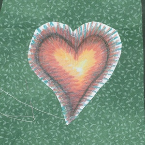 Spiral Heart Bead Embroidery Kit image 2