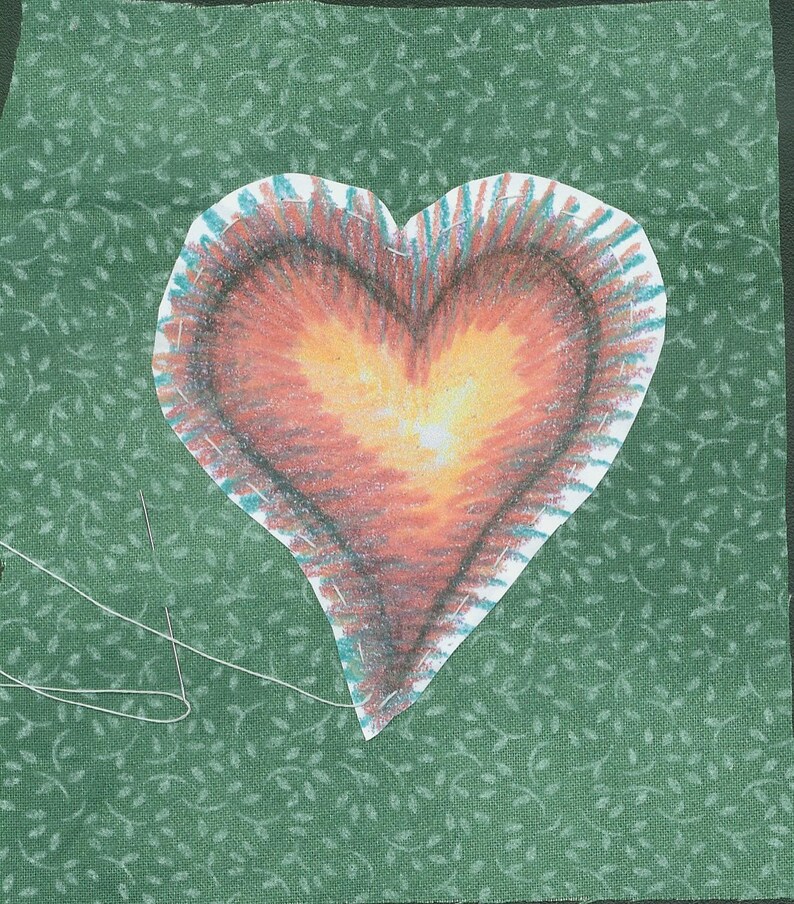 Spiral Heart Bead Embroidery Kit image 2