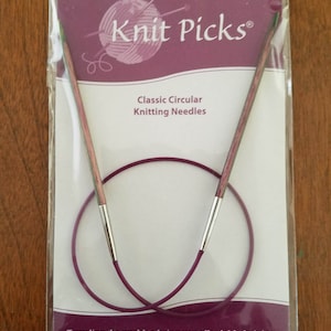 US sz 2, 16&quot; Bamboo Circular knitting needles from KnitPicks