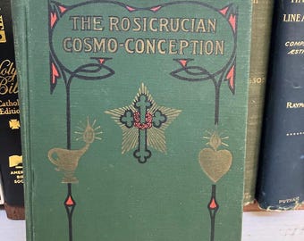 Vintage „Die Rosenkreuzer Kosmo-Verbindung“ oder Mystisches Christentum, Mrs. Max Heindel, 1909/1966, Esoterik, Metaphysik des Vaterunser