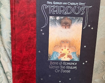Prima edizione vintage STARDUST: Being a Romance within the Realms of the Faerie, di Neil Gaiman, graphic novel da collezione