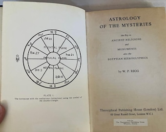 Astrologie der Mysterien, alte Religionen, Denkmäler, ägyptische Hieroglyphen, W. P. Rigg, Theosophisch, Theosophie, Raja Yoga, Esoterik