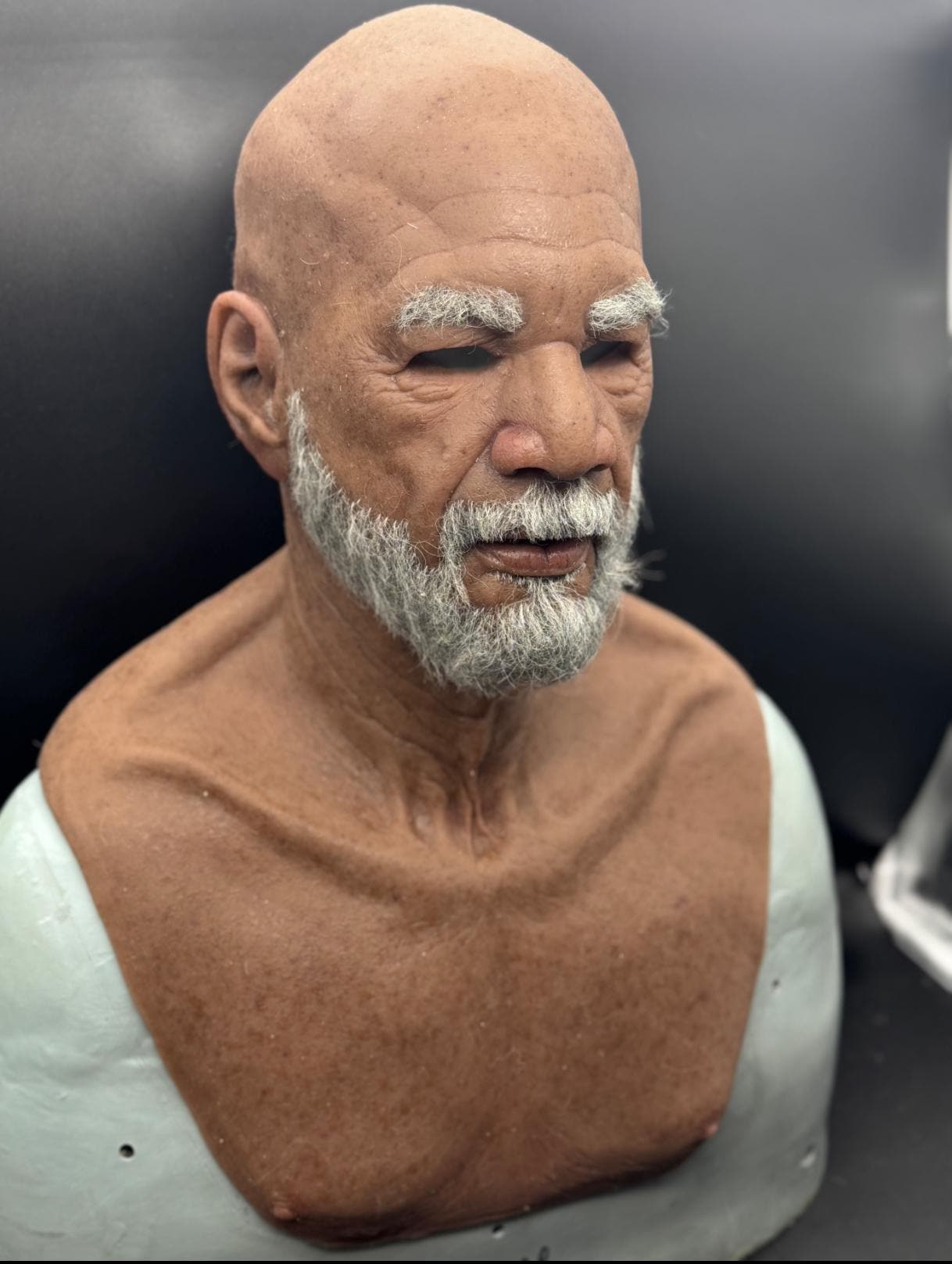 Generic Man Mask Silicone Mask Realistic African American Old Man Mask the Wiseman ...