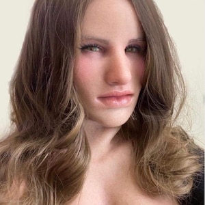 Silicone mask The star Realistic silicone female mask realflesh mask