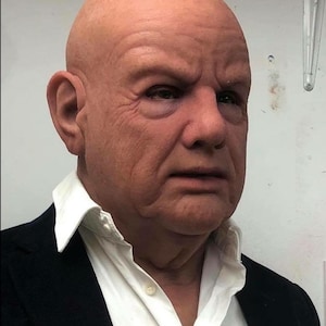 Silicone mask Realistic older man mask the business man  realflesh masks