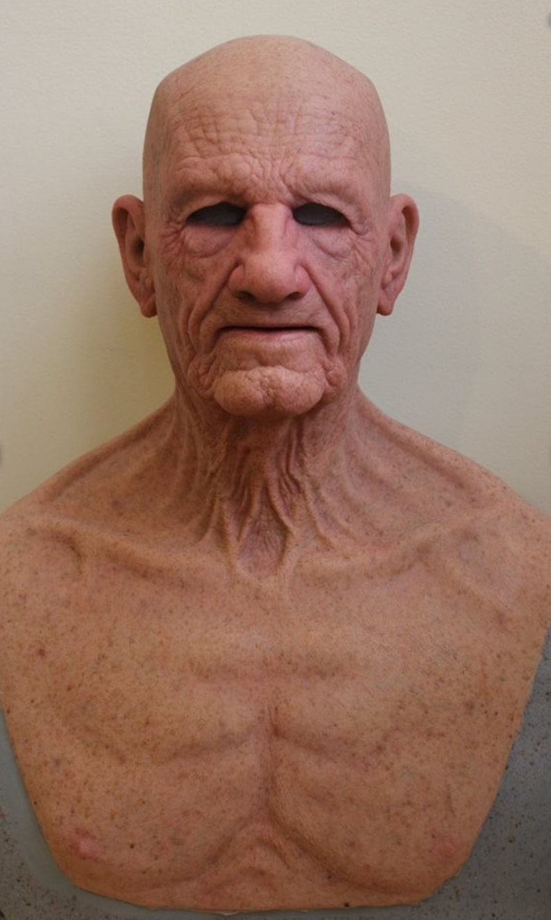 Realistic Old Man the Relic Silicone Mask Realflesh Masks - Etsy
