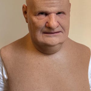 Silicone mask Realistic fat man mask realflesh masks