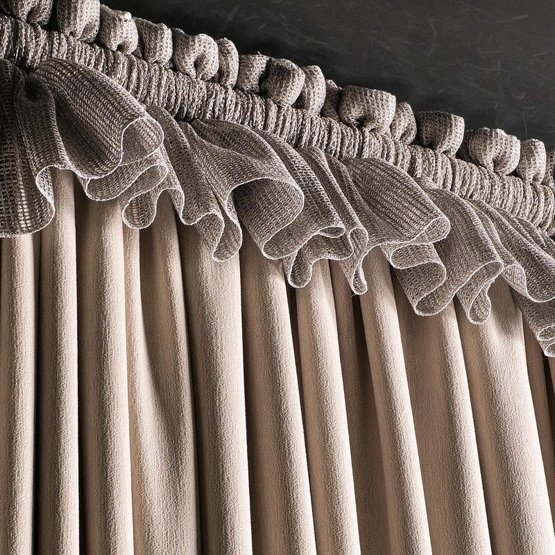 Small Ruffle Curtain Ruffle Curtains - Etsy