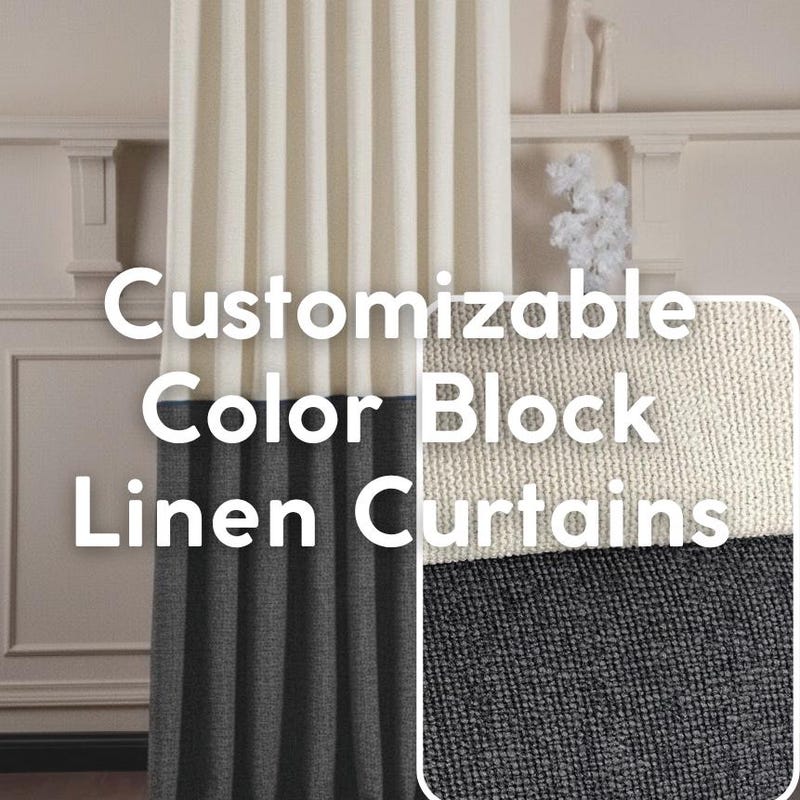 Pink Two Tone Curtains - Etsy UK