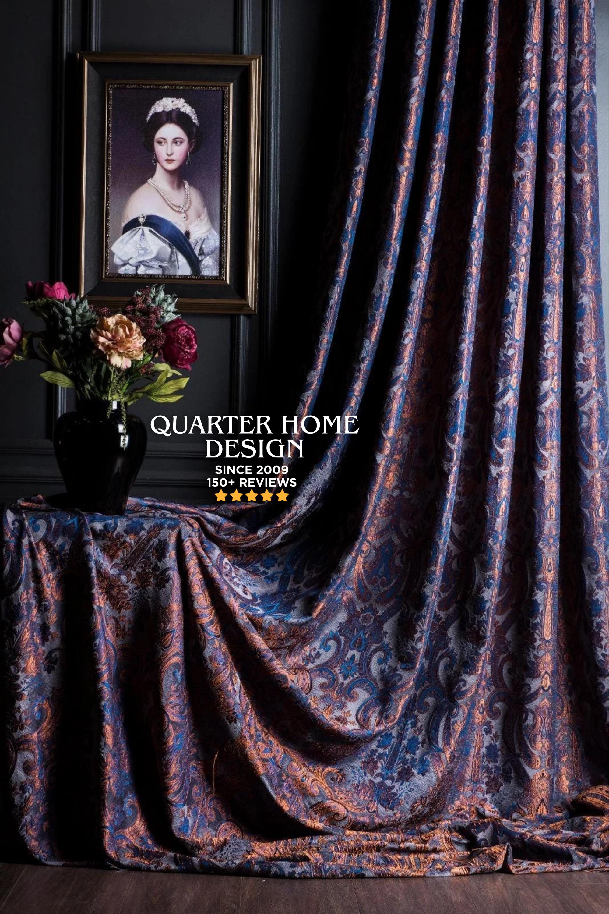 Victorian curtains - Etsy 日本