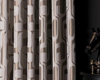Curtains Panel Striped Damask Patterned Luxury Green Custom Size Drape Bedroom Livingroom Fabric Gold Black Navy Gray Colours Modern Curtain