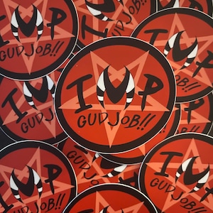 Helluvaboss I.M.P サインプリント Helluva Boss - IMP Logo Decal - Etsy