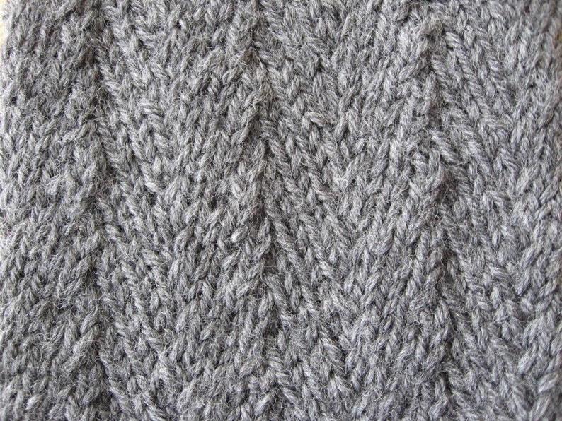 herringbone scarf knitting pattern