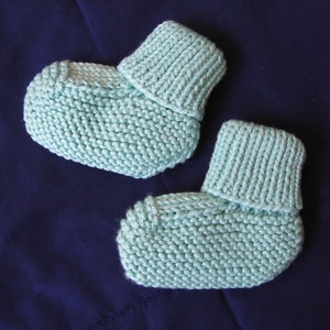 Cozy Baby Booties knitting pattern pdf digital download image 4